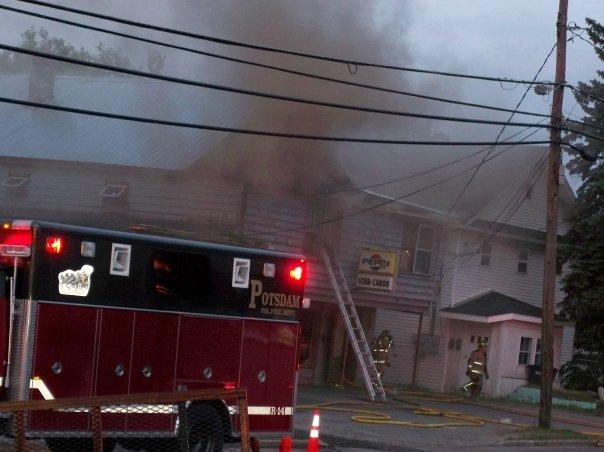 Structure Fire on Pine Street