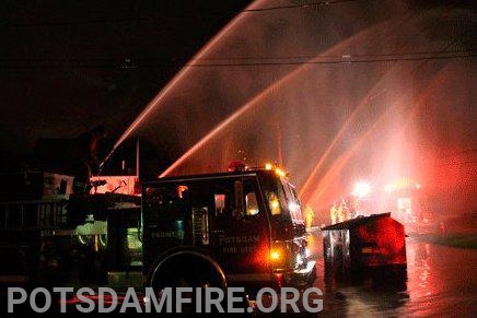 Engine 48 during flooding