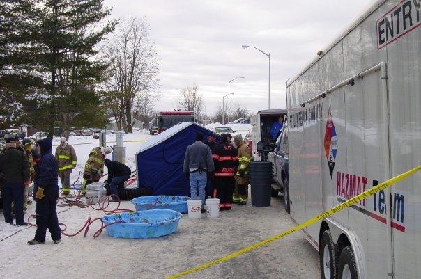 Haz-Mat incident at Clarkson University