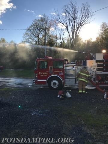 Training 5/15/2017-Firefighter William Enslow working on some driver re-cert training