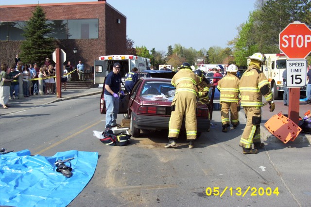 May 2004 - Mock DWI at SUNY Potsdam