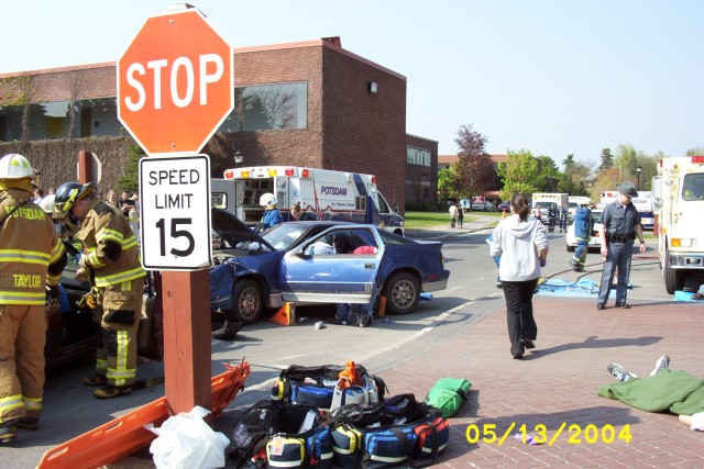 May 2004 - Mock DWI at SUNY Potsdam