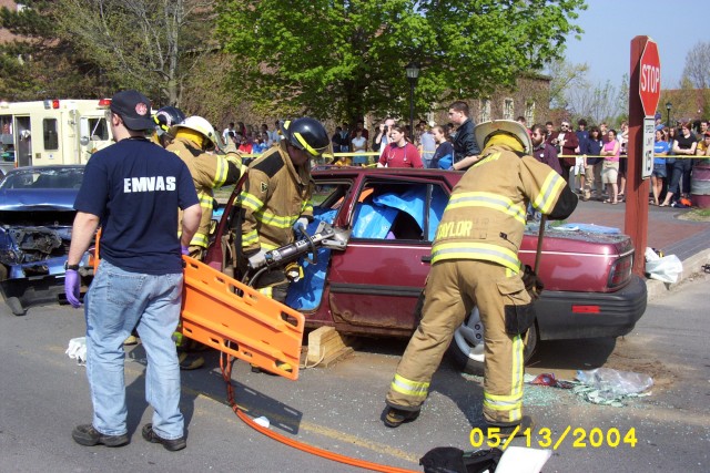 May 2004 - Mock DWI at SUNY Potsdam