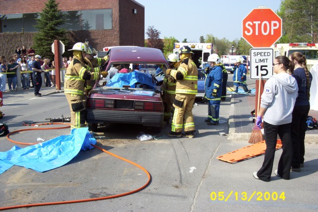 May 2004 - Mock DWI at SUNY Potsdam